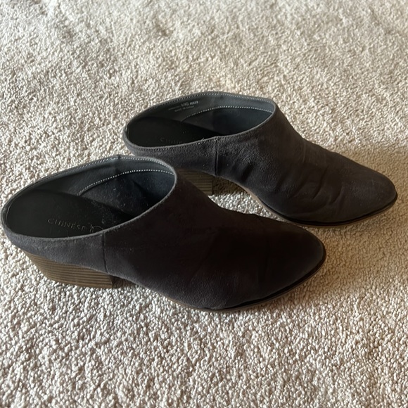 Gray Suede Boots - Picture 3 of 9